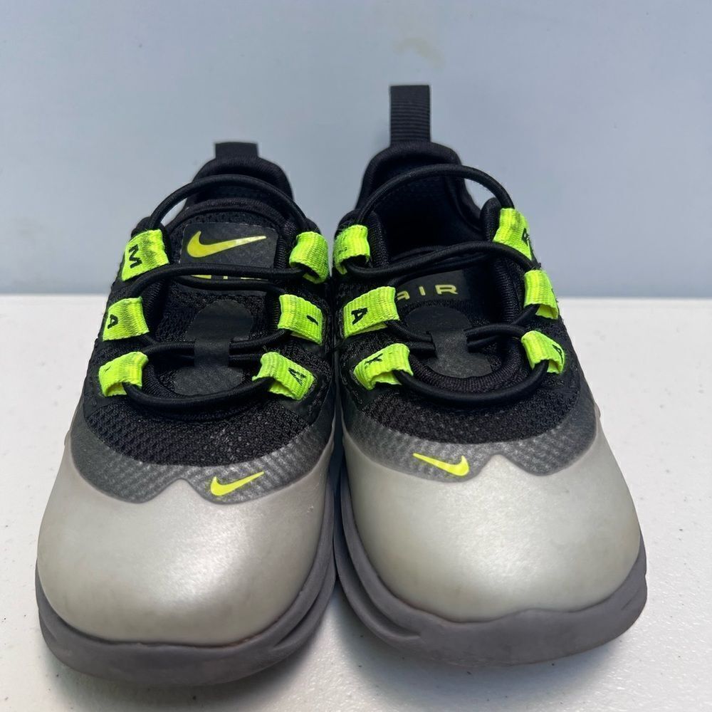 New Nike Air Max Axis Black/Volt/Grey Toddler Shoes AH5224-012 Size 4C - Picture 2 of 5